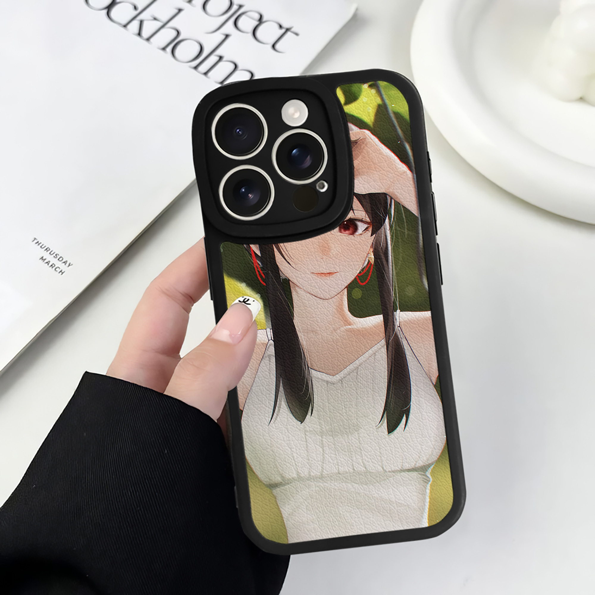 （画像用） SPY×FAMILY间谍家家酒 【iPhone 16シリーズ対応】シリコンスマホケース（レザー調） 材質：シリコン